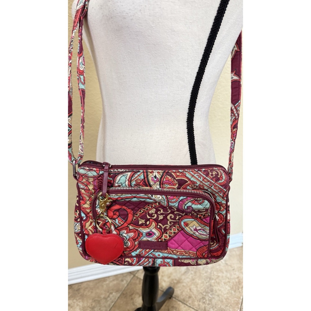 Vera Bradley Regal Paisley Crossbody Purse Handbag